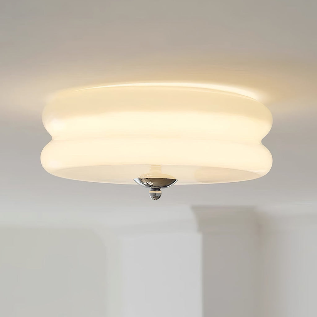 Art Deco Vintage Glass Ceiling Light