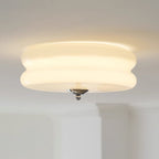 Art Deco Vintage Glass Ceiling Light