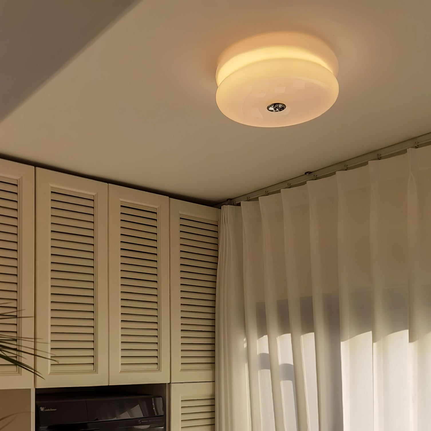 Art Deco Vintage Glass Ceiling Light