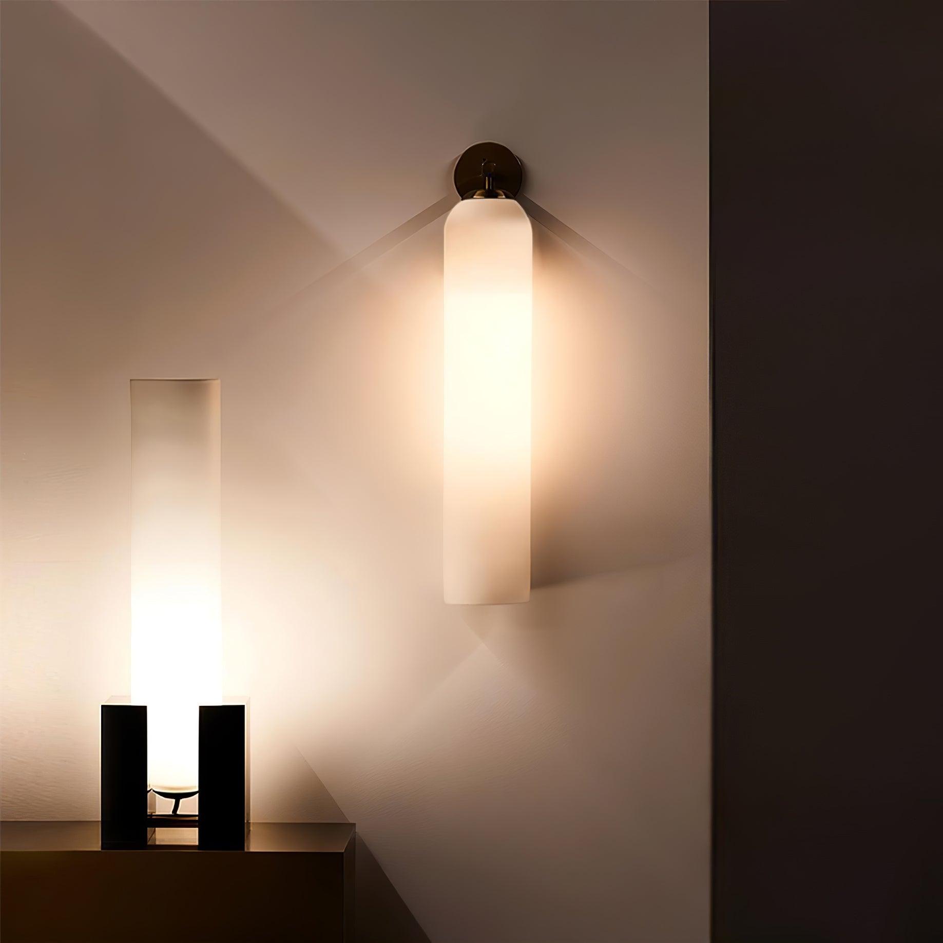 June Glass Indoor Wall Lamp Cylindrical