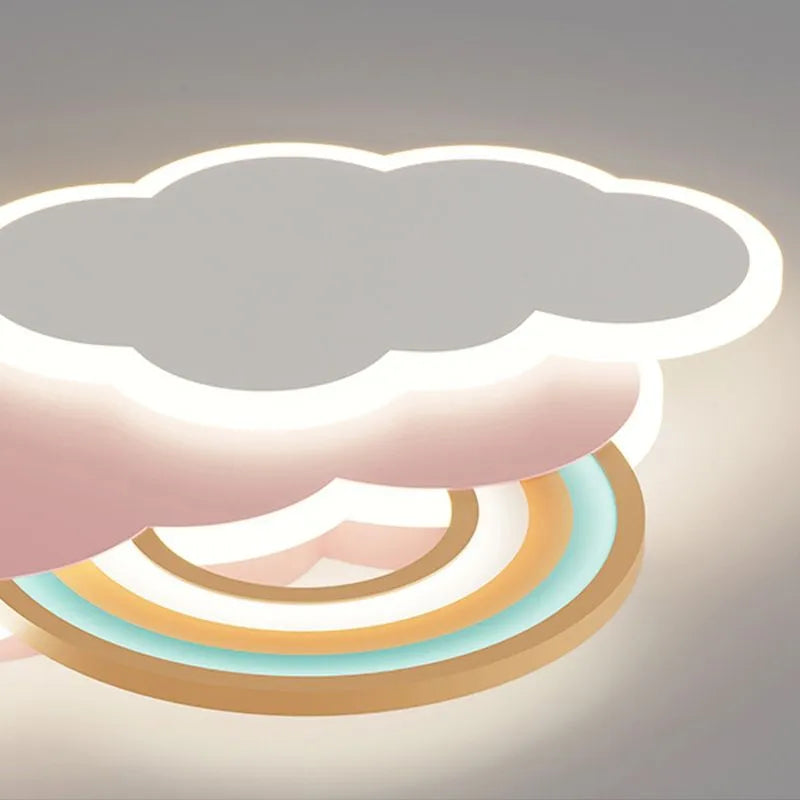 Arisha Modern Design LED Ceiling Light Cloud Metal Acrylic Children's Room Bedroom Living Room