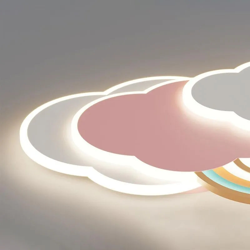 Arisha Modern Design LED Ceiling Light Cloud Metal Acrylic Children's Room Bedroom Living Room