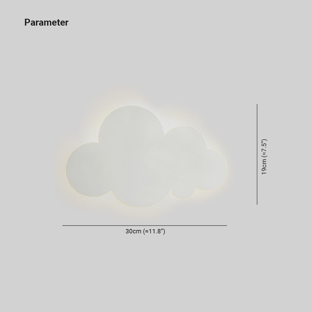 Aria Modern Minimalist Cloud Shape Wall Lamp