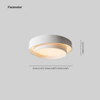 Arux Nordic Art Deco Round Surface Mount Ceiling Light