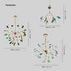 Aria Agate Creative Colourful Chandelier Bedroom/Living Room