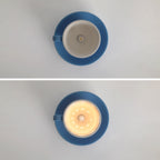 Valentina Modern Ceiling Light, Blue/Pink/Yellow, Coffee Cups, Ceramic, Bedroom