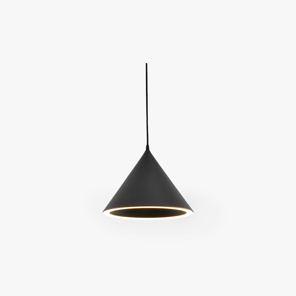 Valentina Minimalist LED Pendant Light White/Black Bedroom Acrylic