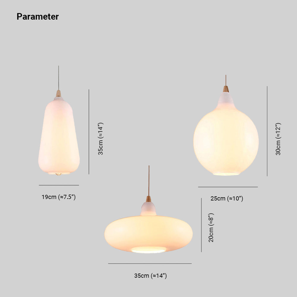 Valentina Nordic Designer LED Pendant Light, 3 Styles