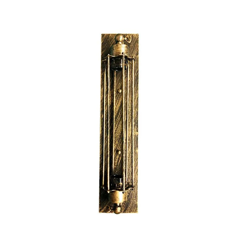 Tronel Vintage Cylinder Metal Wall Lamp, Black/Red/Silver/Gold