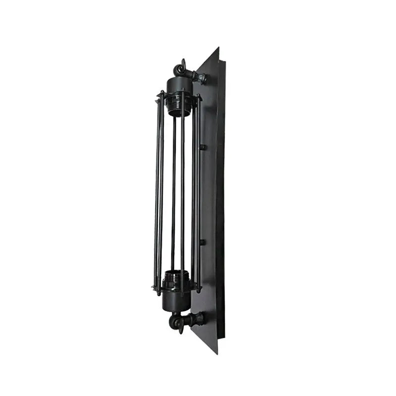 Tronel Vintage Cylinder Metal Wall Lamp, Black/Red/Silver/Gold