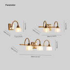 Arisha Prismatic Glass Vanity Wall Lamp