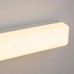 Arisha Simple White Bar Mirror Front Vanity Wall Lamp