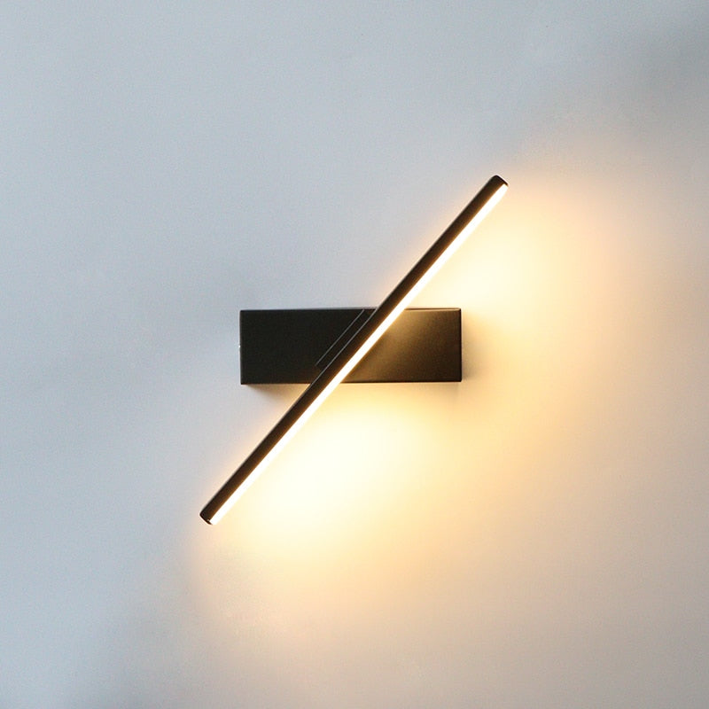 Struve Modern Linear Wall Sconce Black/White. Living Room