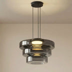 Danish Glass Bauhaus Pendant Light
