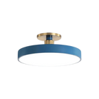 Modern Brass Round LED Ceiling Light 1-Light