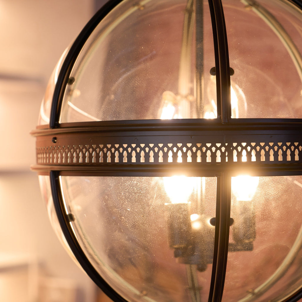 Edward Retro Pendant Light Glass