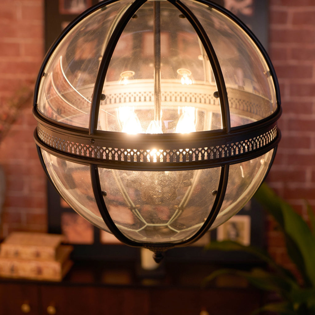 Edward Retro Pendant Light Glass