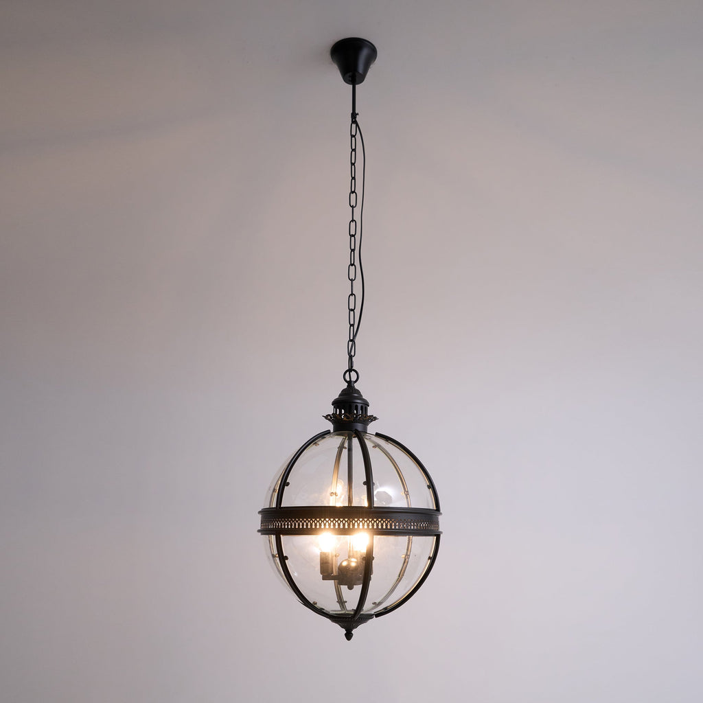 Edward Retro Pendant Light Glass
