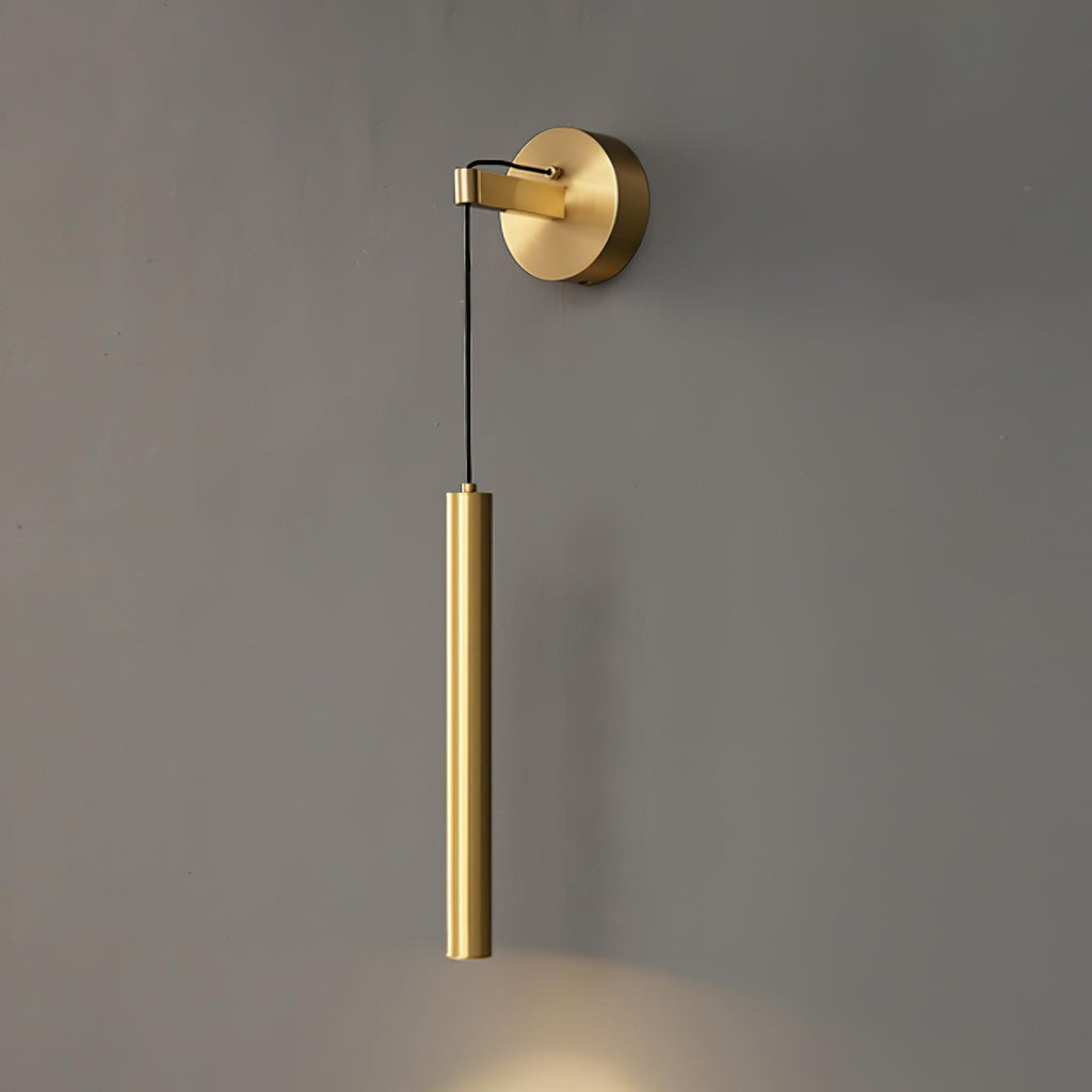Cecilia Indoor Wall Sconce in Brass Lines