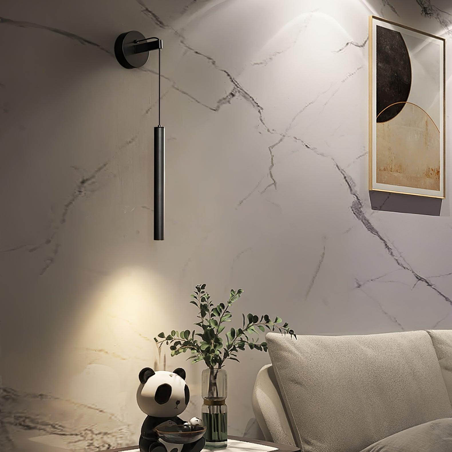Cecilia Indoor Wall Sconce in Brass Lines