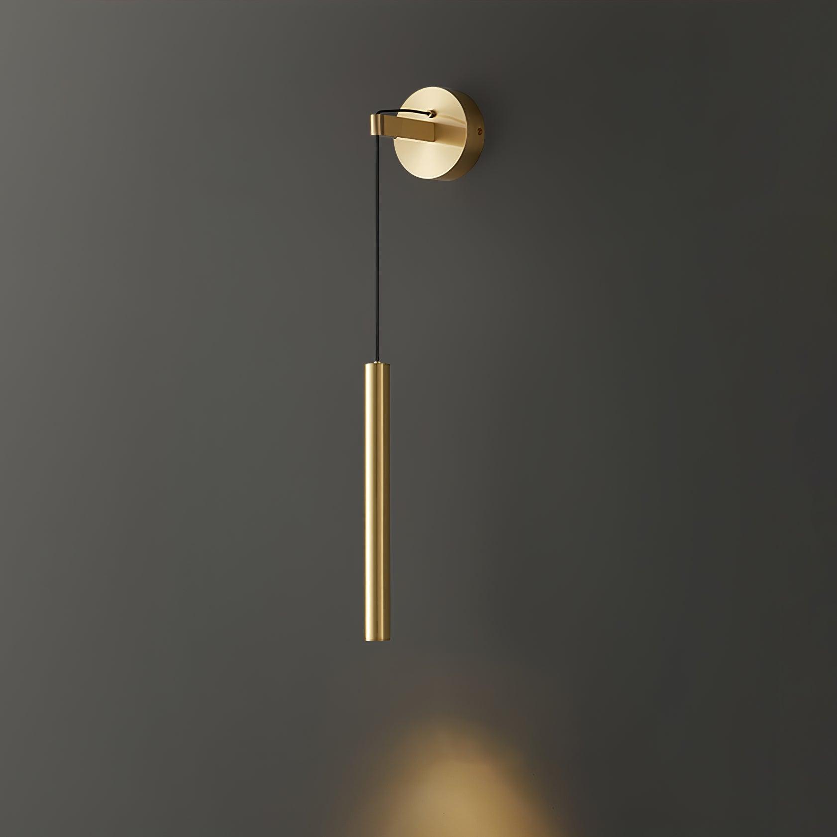 Cecilia Indoor Wall Sconce in Brass Lines