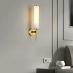 Iron Art Deco Alabaster Wall Lamp