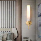 Iron Art Deco Alabaster Wall Lamp