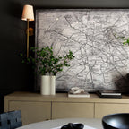 Theodore Wall Lamp Brass Fabric