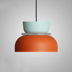 Nordic Zinc Alloy Dual-tone Dome Pendant Light LED 1-light