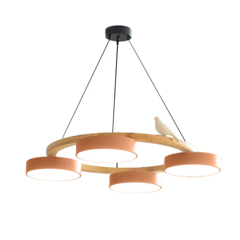 Cadmus Macarons Bird Woon Round Chandelier