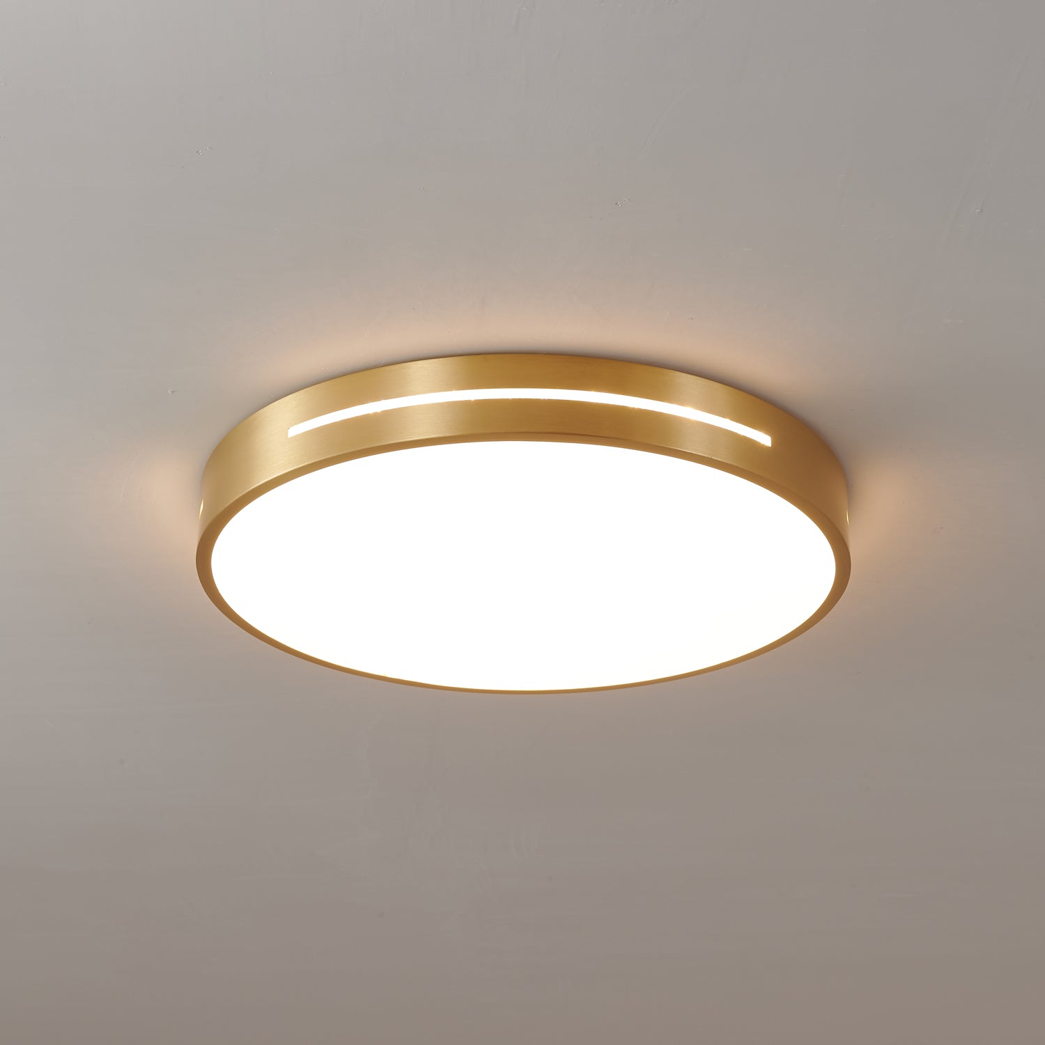 Eurcarara Modern Minimalist Brass Ceiling Light