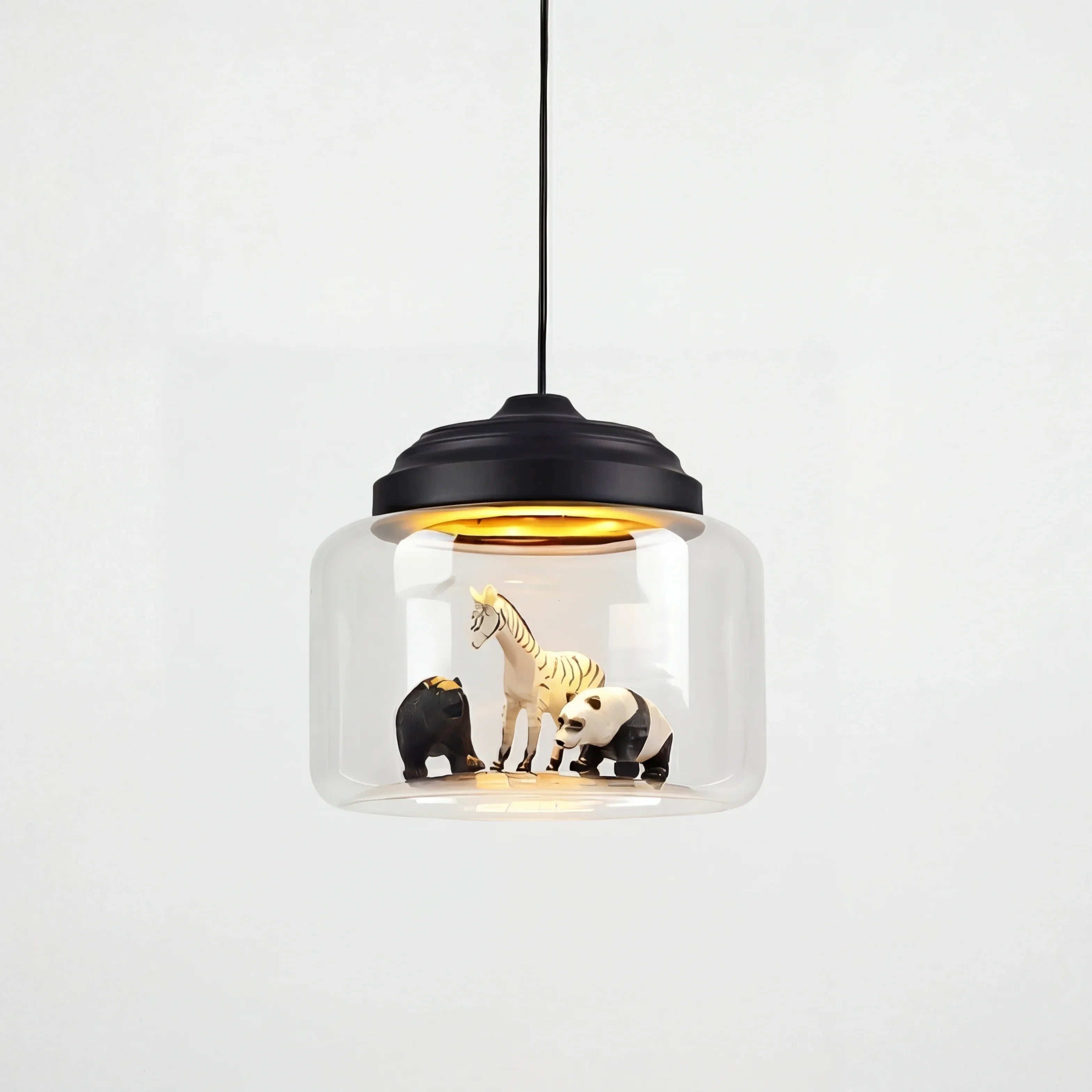 Calliope Zoo Glass Pendant Light