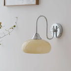 Calypso Bauhaus Curved Glass Wall Lamp