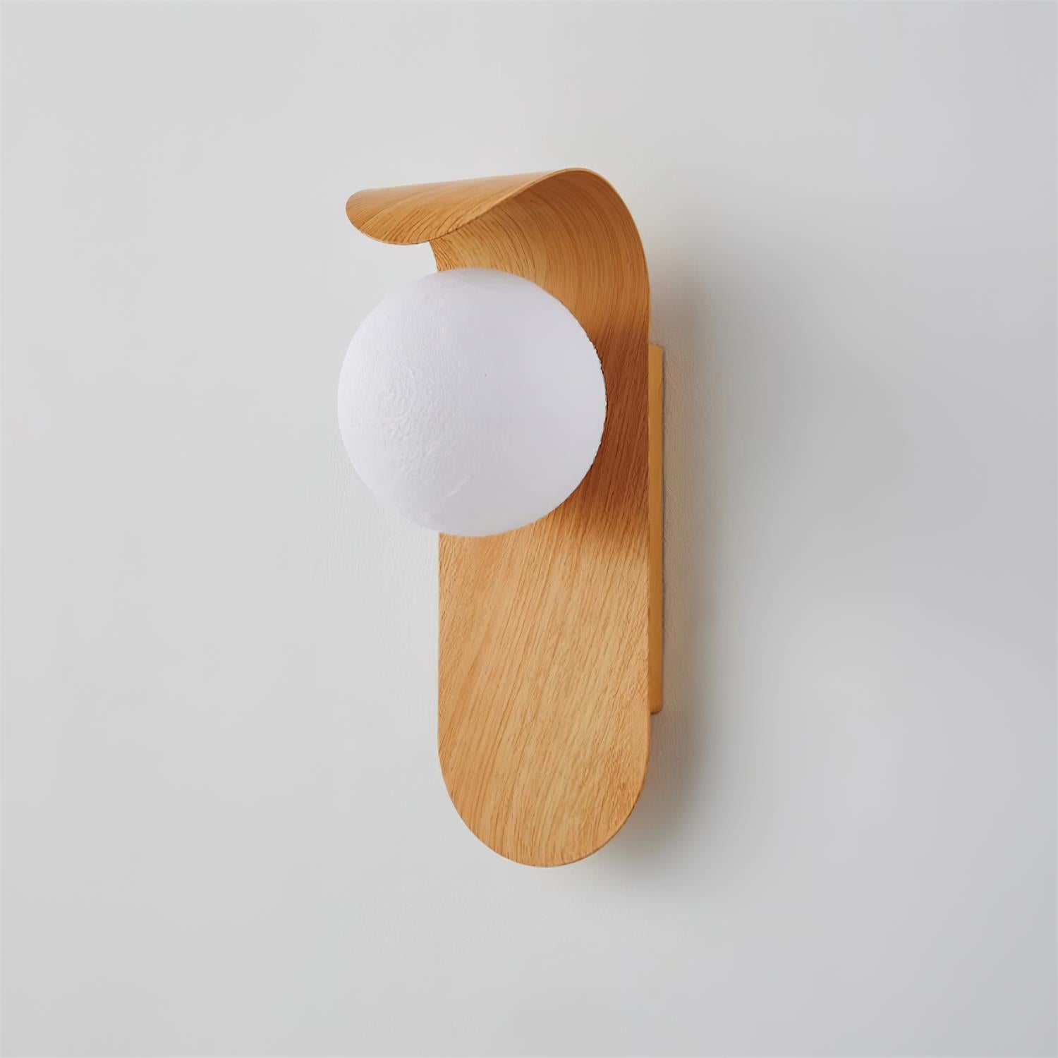 Exuro Indoor Wall Sconce in Wood / Walnut
