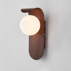 Exuro Indoor Wall Sconce in Wood / Walnut