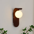 Exuro Indoor Wall Sconce in Wood / Walnut