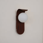 Exuro Indoor Wall Sconce in Wood / Walnut