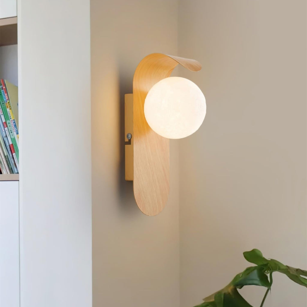 Exuro Indoor Wall Sconce in Wood / Walnut