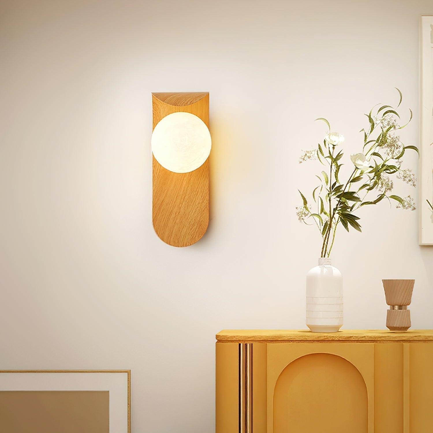 Exuro Indoor Wall Sconce in Wood / Walnut