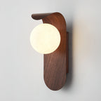 Exuro Indoor Wall Sconce in Wood / Walnut
