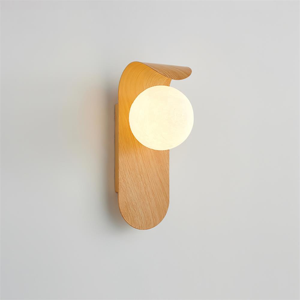 Exuro Indoor Wall Sconce in Wood / Walnut