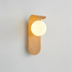 Exuro Indoor Wall Sconce in Wood / Walnut