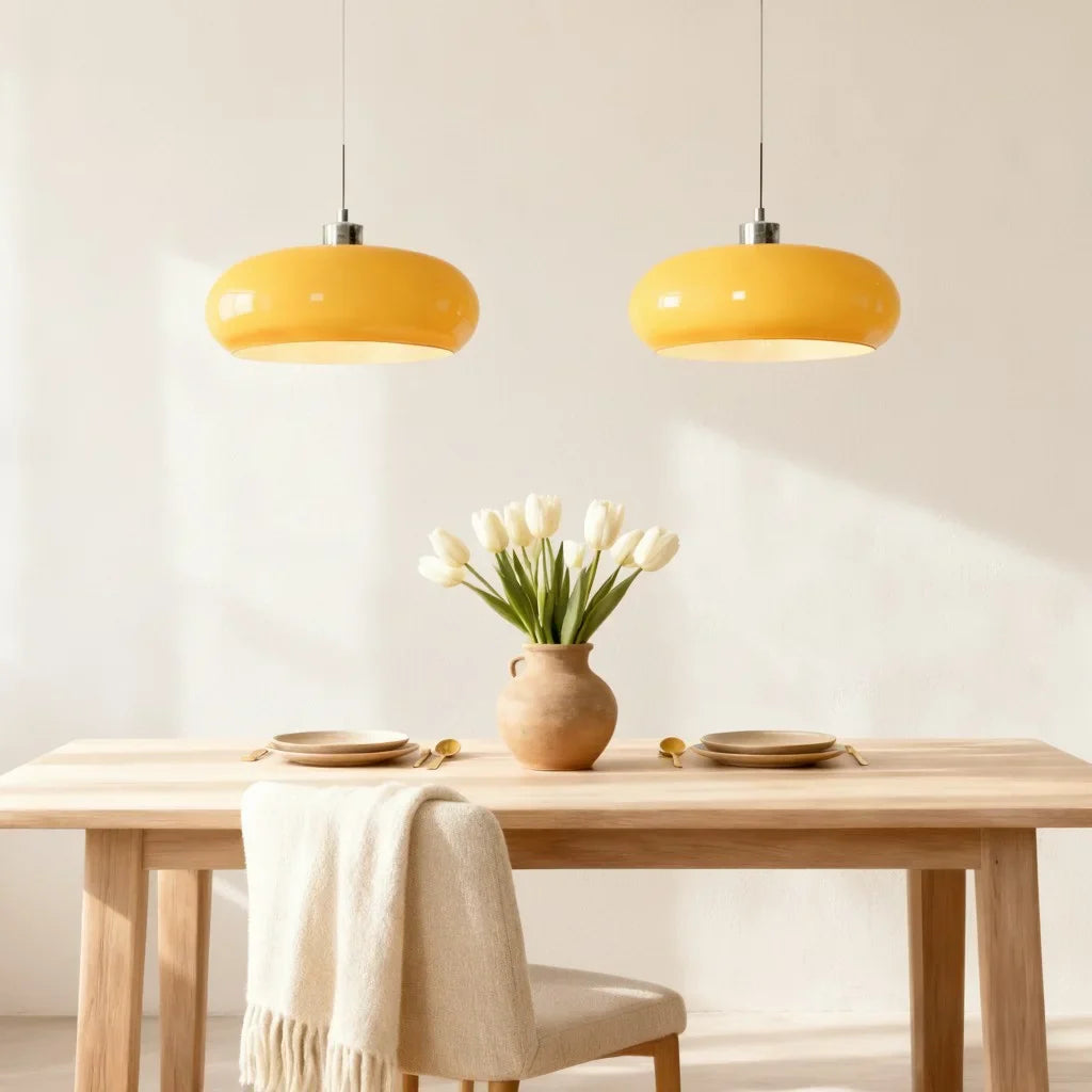 Cassian Nordic Bauhaus Glass Pendant Light