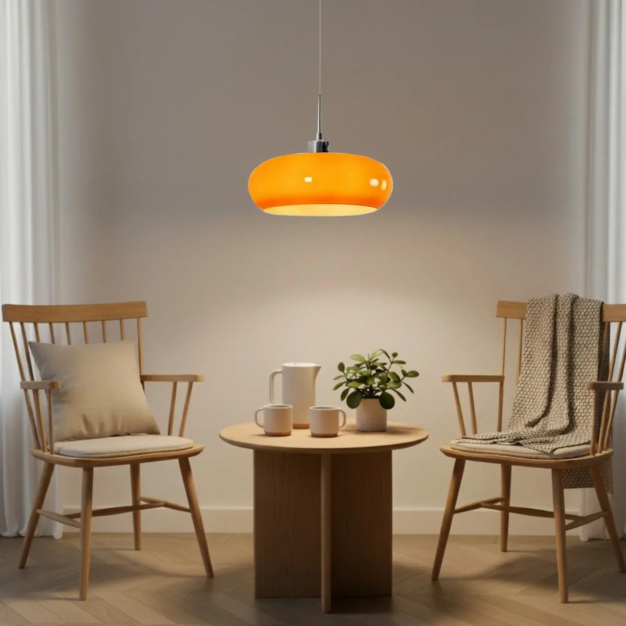 Cassian Nordic Bauhaus Glass Pendant Light