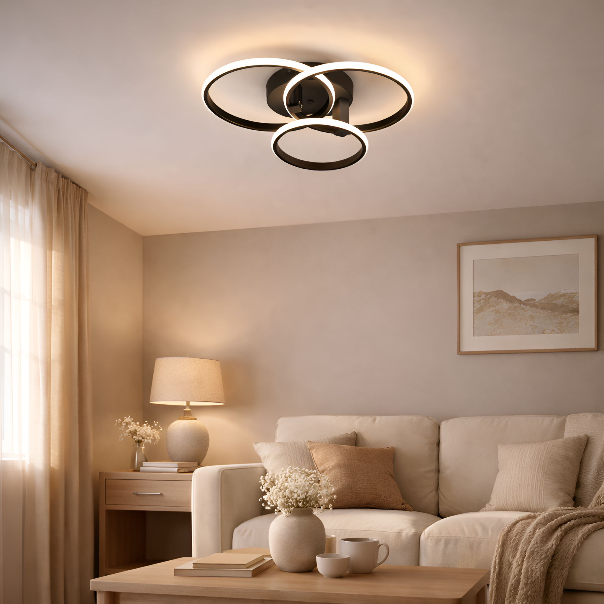 Jerome - Modern LED Ceiling Ring Lamp