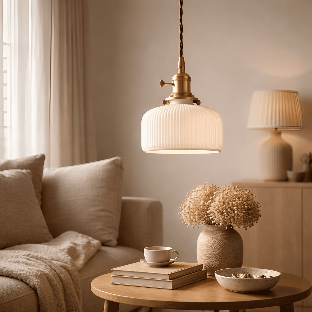 Percy - Ceramic LED Pendant Lamp