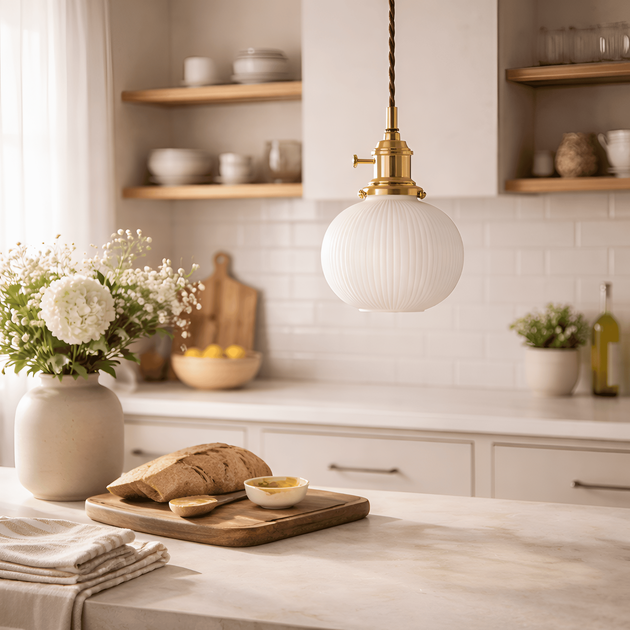 Percy - Ceramic LED Pendant Lamp