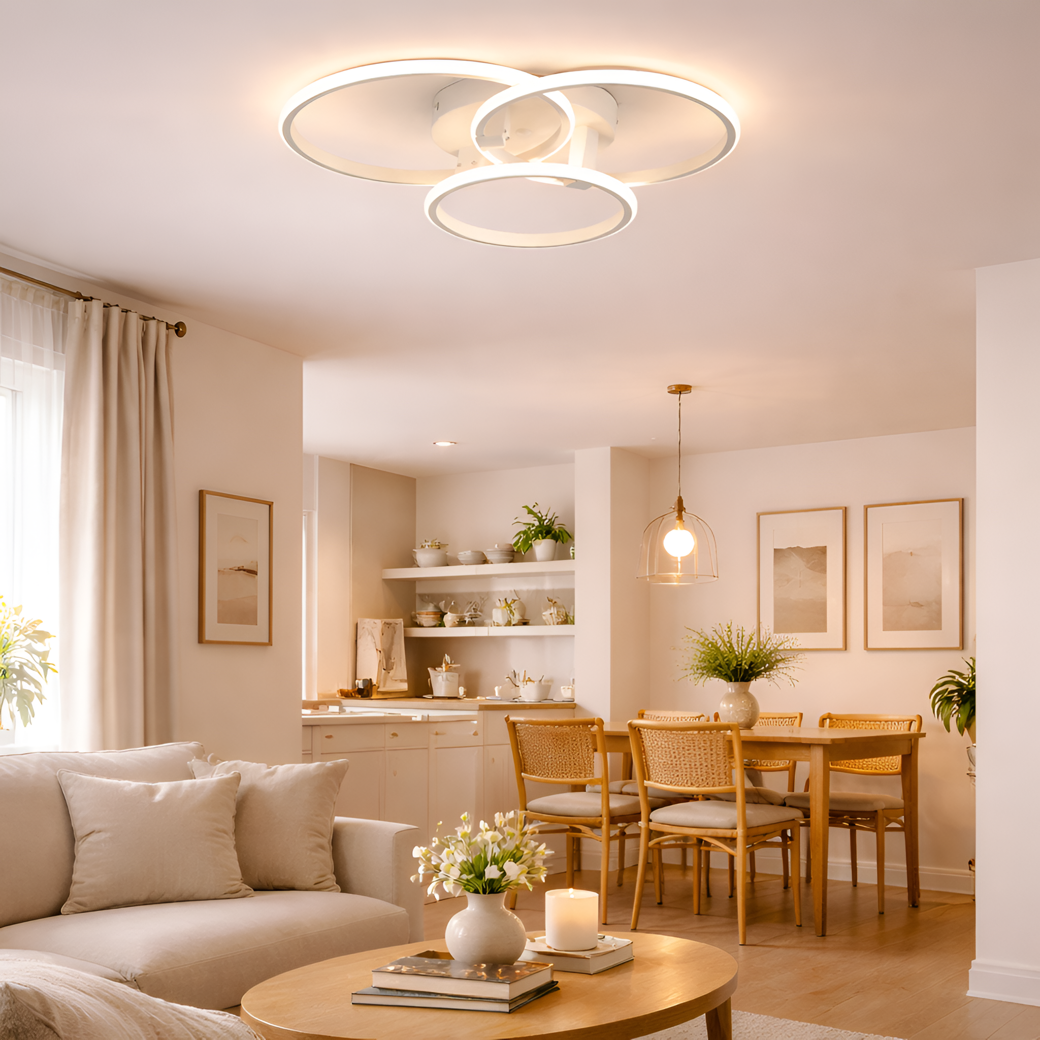 Jerome - Modern LED Ceiling Ring Lamp