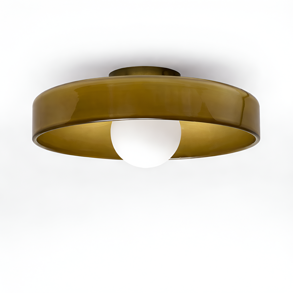 Victor - Scandinavian Design Cream Ceiling Lamp