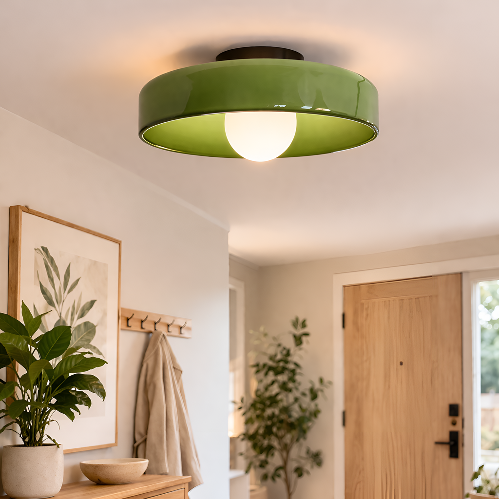 Victor - Scandinavian Design Cream Ceiling Lamp